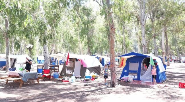 VATANDAŞLARINKAMP TERCİHİ ADA CAMPING DOLUP TAŞIYOR