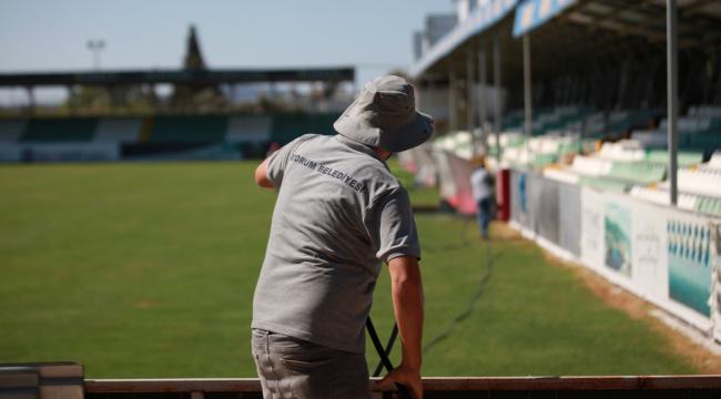 BODRUMSPOR’DA VE STADYUMDA HAZIRLIKLAR SÜRÜYOR