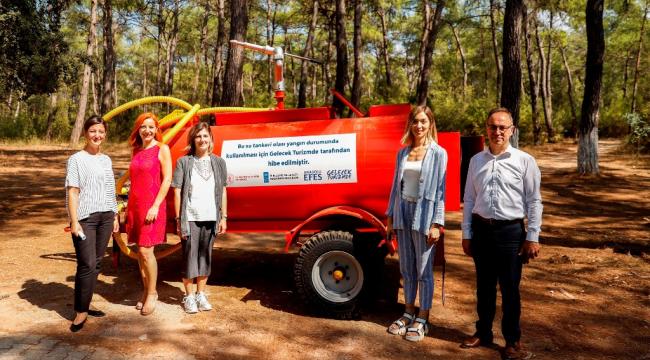 “GELECEK TURİZMDE” NİN CAN SUYU 3 TONLUK SU TANKLARINDAN