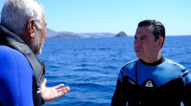 BODRUM’UN SUALTI ZENGİNLİKLERİ BELGESEL OLUYOR