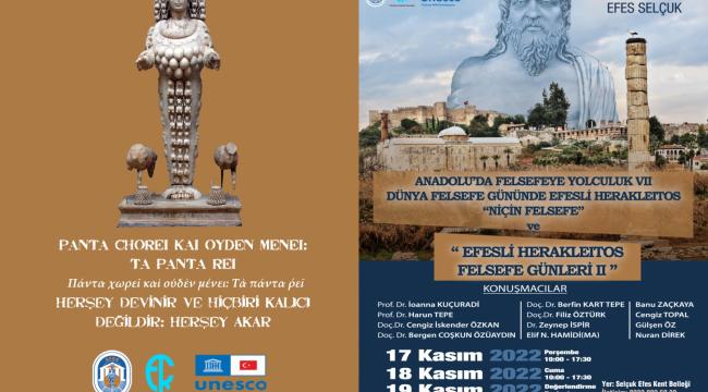 HERAKLEITOS FELSEFE GÜNLERİ 17 KASIM’DA EFES SELÇUK’TA BAŞLIYOR
