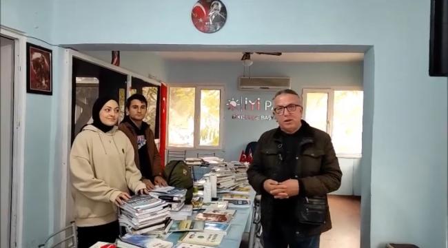 İYİ PARTİ DİKİLİ BAŞKANLIĞINDAN GENÇLERE KİTAP DESTEĞİ