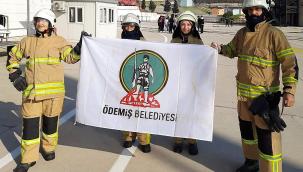 ÖDAK, İzmir İtfaiyesi'nin yangın söndürme eğitimlerine katıldı