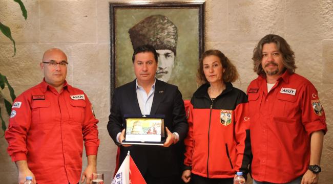 AKUT BODRUM’DAN BAŞKAN ARAS’A ZİYARET