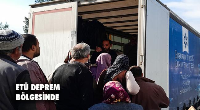 ETÜ’nün Deprem Bölgesindeki Yardım Seferberliği Devam Ediyor