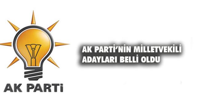 AK PARTİ MİLLETVEKİLİ ADAYLARINI BELİRLEDİ
