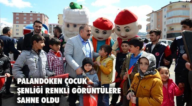 Depremzede Çocuklar Palandöken Çocuk Şenliğinde buluştu