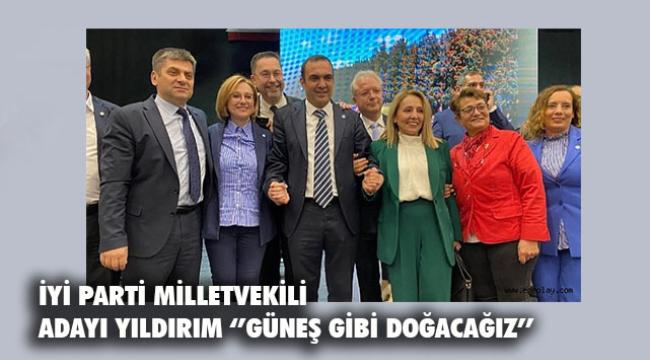 İYİ PARTİ&#039;Lİ YILDIRIM PARTİSİNİN ADAY TANITIM TOPLANTISINDA KONUŞTU