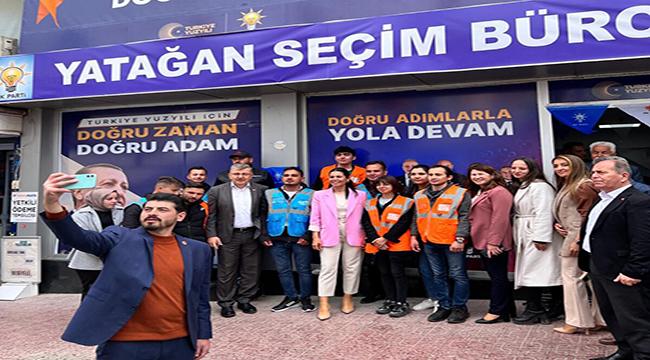 Tan seçim çalışmalarını  Yatağan ve Milas&#039;da sürdürdü