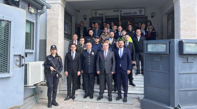 TÜRK POLİS TEŞKİLATININ KURULUŞ YILDÖNÜMÜ FOÇA’DA TÖRENLE KUTLANDI