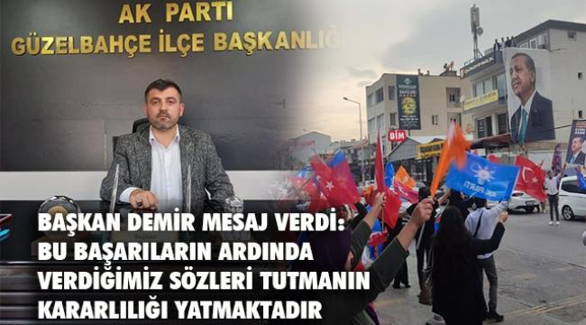 AK Partili Demir'den büyük Türkiye zaferi mesajı