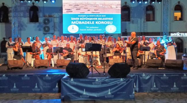 İKİ YAKANIN EZGİLERİ FOÇA&#039;YI COŞTURDU