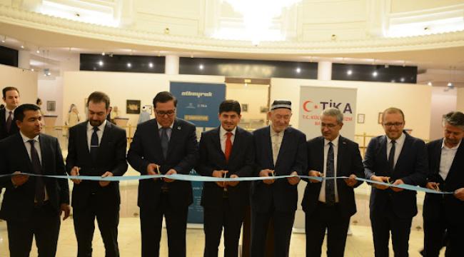 HAT ESERLERİ SERGİSİ GÖNÜL COĞRAFYALARIMIZDAN ÖZBEKİSTAN İLE BULUŞTU