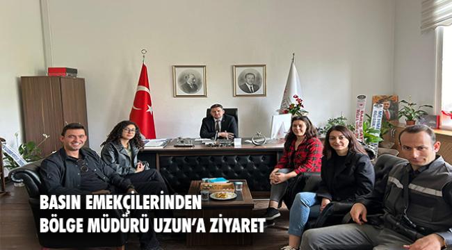 BASIN EMEKÇİLERİ PLATFORMU’NDAN İLETİŞİM BAŞKANLIĞI BÖLGE MÜDÜRÜ UZUN’A ZİYARET