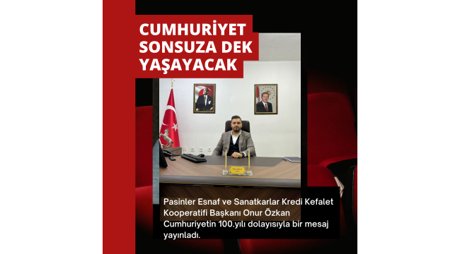 Cumhuriyetin 100.yılı Kutlu olsun