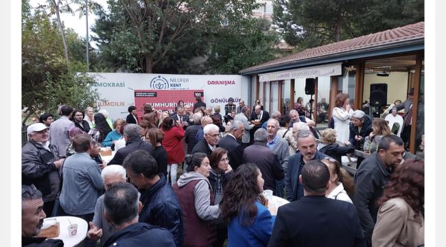 Nilüfer Kent Konseyi, yüzü aşkın gönüllüsüyle kokteylde bir araya geldi