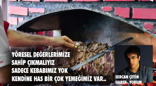 Yemeklerimizde kültürel değerlerimizden..