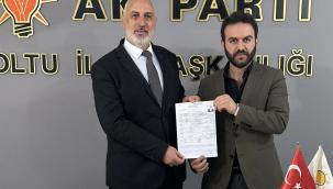 AK Parti'li Gülcü Oltu için aday adaylığını duyurdu