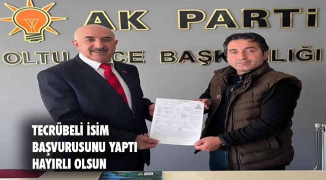 Arif Coşkun Oltu Belediye Başkan aday adayı oldu