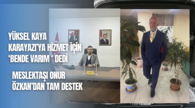 AK Parti&#039;den Karayazı Belediye Başkan aday adaylığını açıklayan Kaya&#039;ya Başkan Onur Özkan&#039;dan tam destek