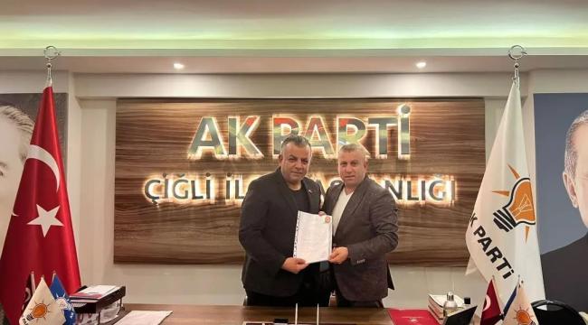 AK Parti Çiğli'de Tok, Meclis Üyeliği Aday Adaylığı dosyasını verdi