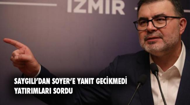 AK Partili Saygılı'dan Soyer'e; ''Bol keseden atmaktaki maharetiyle tarih yazıyor''