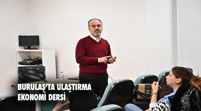 Aktaş, kent içi ulaşım ve ulaştırma ekonomisi ilgili gözlem ve deneyimlerini gençlerle paylaştı