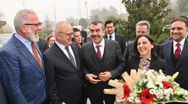 Başkan Ergün, Milli Eğitim Bakanı Yusuf Tekin’i Ağırladı