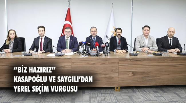 Kasapoğlu Türkiye ve İzmir gündemine yönelik genel bir değerlendirme yaptı