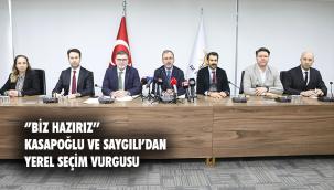 Kasapoğlu Türkiye ve İzmir gündemine yönelik genel bir değerlendirme yaptı