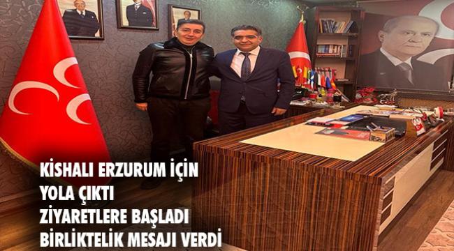Kishalı MHP Yakutiye İlçe Başkanlığını ziyaret etti