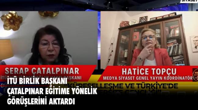 Çatalpınar &#039;Düşünce Ekseni&#039; adlı programa konuk oldu