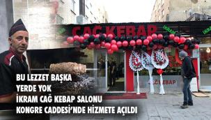 Erzurum'da İkram Cağ Kebap Salonu hizmete açıldı