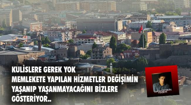 Geçmişe göre netice, geleceğe göre başlangıçtır