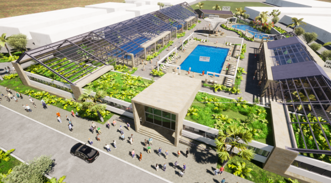 Ilıca Günübirlik Termal Tesisleri’nin yüzde 65’i bitti