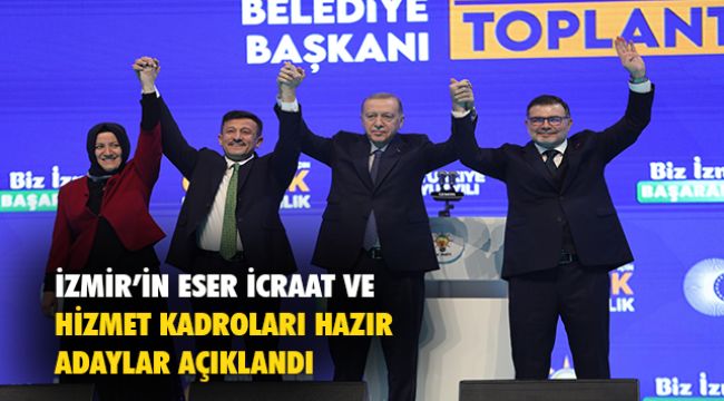 ''İzmir'imizi Gerçek Belediyecilikle buluşturarak Gülistan'a dönüştüreceğiz''