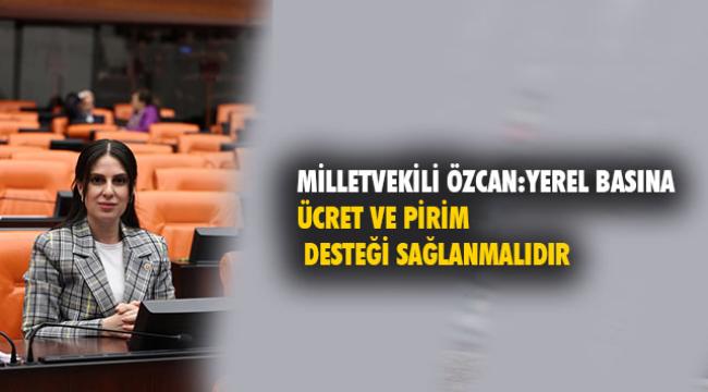 "Yerel Basına ücret ve prim desteği sağlanmalıdır"