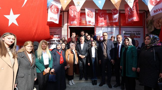 BAŞKAN SEKMEN UZUNDERE’YE ÇIKARMA YAPTI