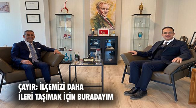 Bornova Belediye Başkan Adayı Çayır’dan mevcut başkan ve eski başkanlara ziyaret
