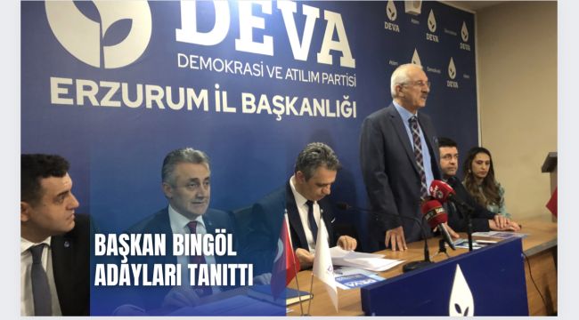 DEVA'dan Belediye Başkan Aday Tanıtım Toplantısı