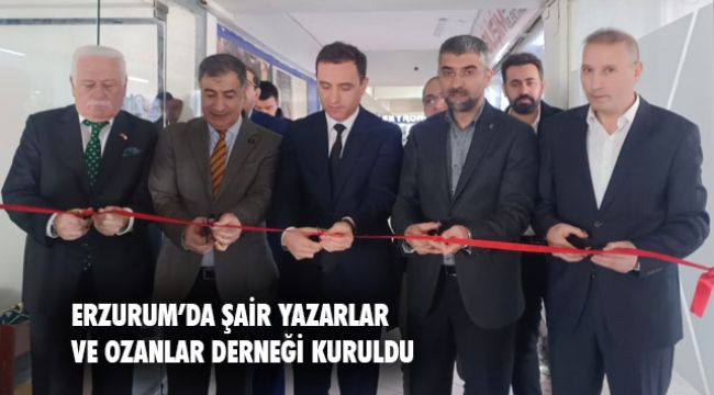  Erzurum&#039;da Şairler Yazarlar ve Ozanlar Derneği kuruldu