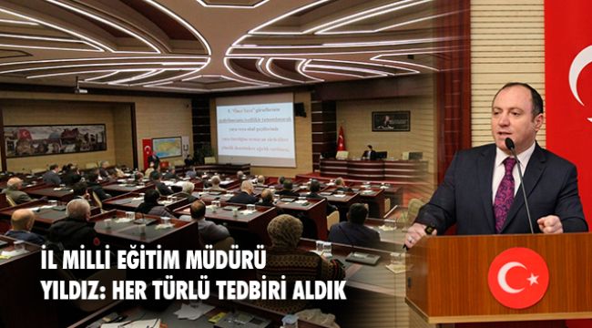 İkinci dönem eğitim tedbirleri ve okul güvenliği toplantısı yapıldı