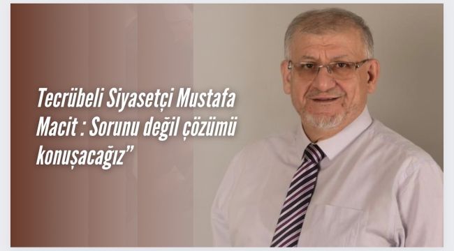 &quot;Sorunu değil çözümü konuşacağız&quot;