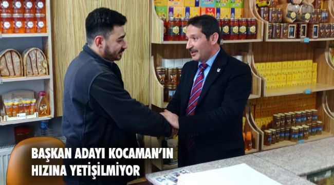 YRP'li Kocaman'dan esnaf ziyareti