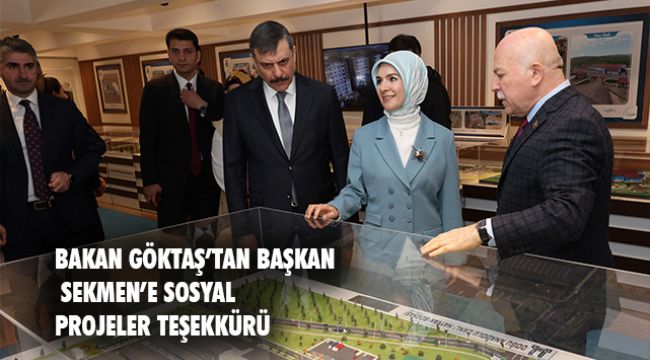 Bakan Özdemir Büyükşehir Belediyesini ziyaret etti