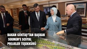 Bakan Özdemir Büyükşehir Belediyesini ziyaret etti 