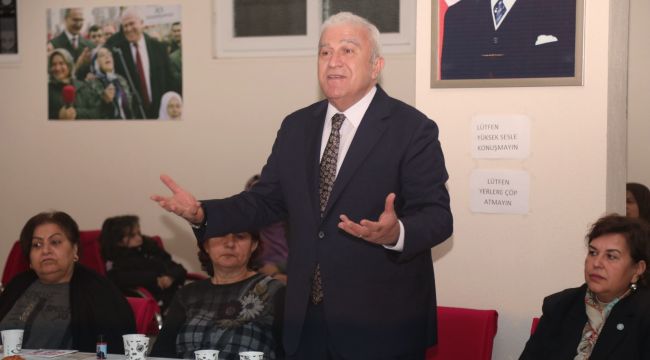 BAŞKAN ATAY GİRNE HANIMEVİ’NİN KADIN KONUKLARIYLA BİR ARAYA GELDİ