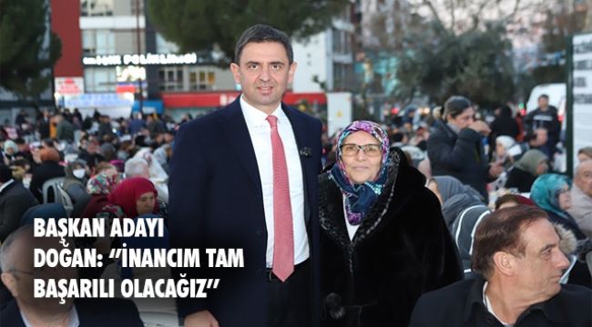 Gaziemir’de meydanın taştığı dev iftar!