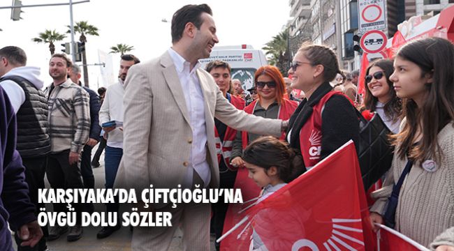 Karşıyaka’da Özgür Özel’i bekleyen CHP’lilerden AK Parti adayı Çiftçioğlu’na övgü dolu sözler