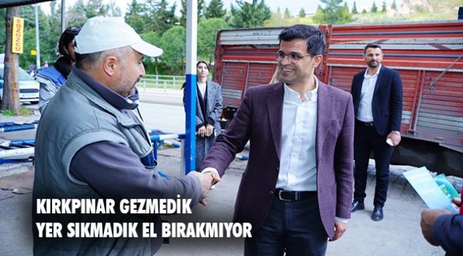 Kırkpınar Bayraklı&#039;da sıkmadık el bırakmıyor